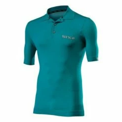 Polo Manches Courtes Sixs Teal