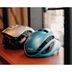 ABUS GameChanger Steel Blue Casque Aéro 17 ABUS GameChanger Steel Blue Casque Aéro -Vestes De Pluie Soldes abus gamechanger steel blue casque aero 7