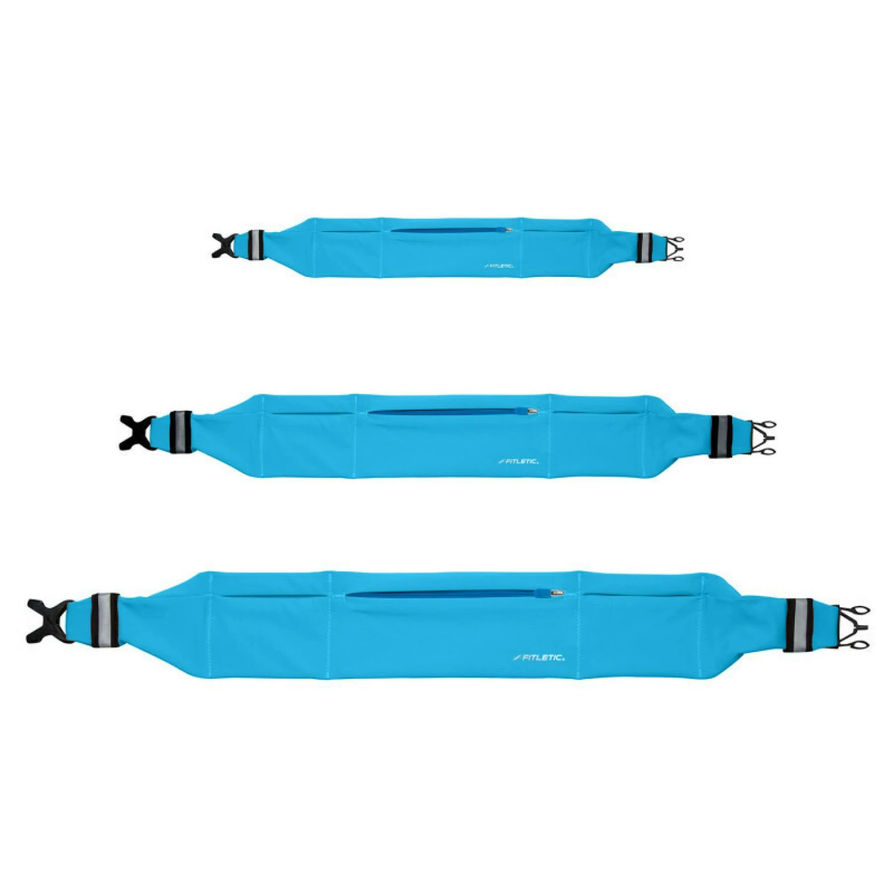 Ceinture Néon 3 Poches Imperméables Fitletic 360° 4 Ceinture Néon 3 Poches Imperméables Fitletic 360° – Image 2