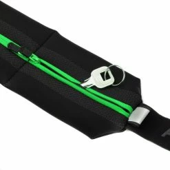 Ceinture 2 Poches Néoprène Fitletic -Vestes De Pluie Soldes fit.n02nr vert 4