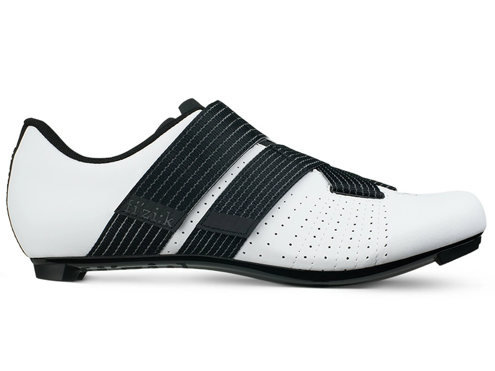 FIZIK Tempo R5 Powerstrap White/black Chaussures Vélo De Route 3 FIZIK Tempo R5 Powerstrap White/black Chaussures Vélo De Route