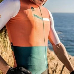 GOBIK Attitude 2.0 Apricot Maillot Manches Courtes Warm 2022 -Vestes De Pluie Soldes gobik attitude 20 apricot maillot manches courtes warm 2022 3