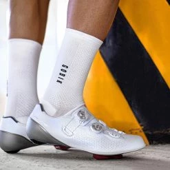 GOBIK Lightweight Antartica Unisex Paire De Chaussettes Cycliste Blanc 9 GOBIK Lightweight Antartica Unisex Paire De Chaussettes Cycliste Blanc -Vestes De Pluie Soldes gobik lightweight antartica unisex paire de chaussettes cycliste blanc 3