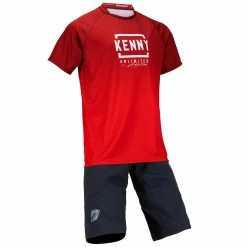 Kenny Racing KENNY Maillot Indy 2021 Manches Courtes Rouge -Vestes De Pluie Soldes kenny maillot indy 2021 manches courtes red 2