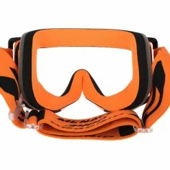 PROGRIP Masque VTT 3400 Menace Orange -Vestes De Pluie Soldes progrip masque vtt 3400 menace orange 3