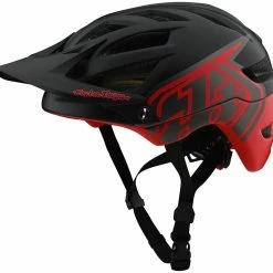 TROY LEE DESIGNS A1 MIPS Casque De VTT Noir/rouge -Vestes De Pluie Soldes troy lee designs a1 mips casque de vtt noirrouge 2
