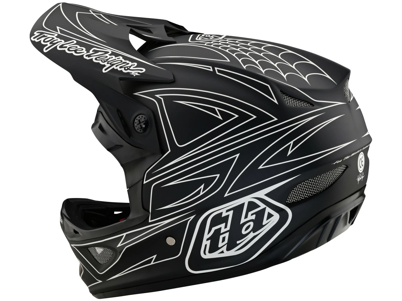 TROY LEE DESIGNS D3 Fiberlite Casque VTT Spiderstripe 6 TROY LEE DESIGNS D3 Fiberlite Casque VTT Spiderstripe – Image 4